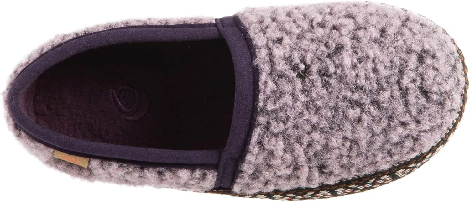 Acorn Unisex-Kid's L'il Woven Trim Moc Slipper