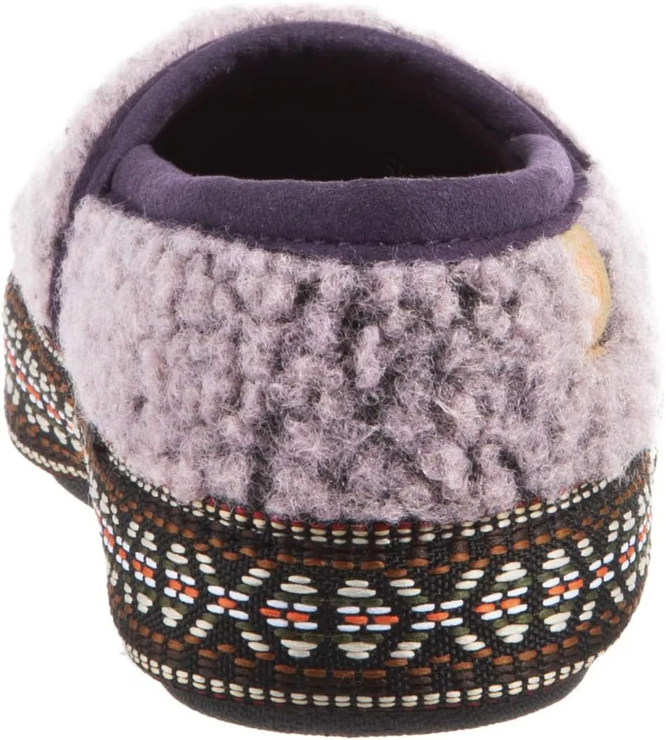 Acorn Unisex-Kid's L'il Woven Trim Moc Slipper