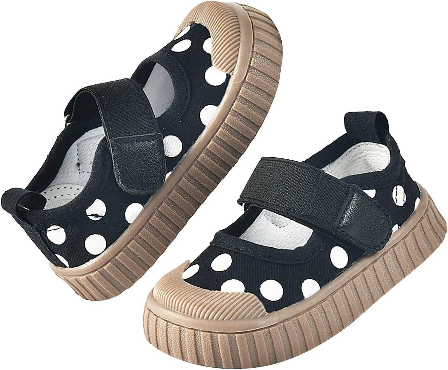 Baby Boy Girl Shoes Polka Dot Soft Sole Anti-Slip Casual Shoes Infants/Toddler Slip on Sneakers Breathable