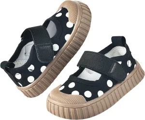 Baby Boy Girl Shoes Polka Dot Soft Sole Anti-Slip Casual Shoes Infants/Toddler Slip on Sneakers Breathable