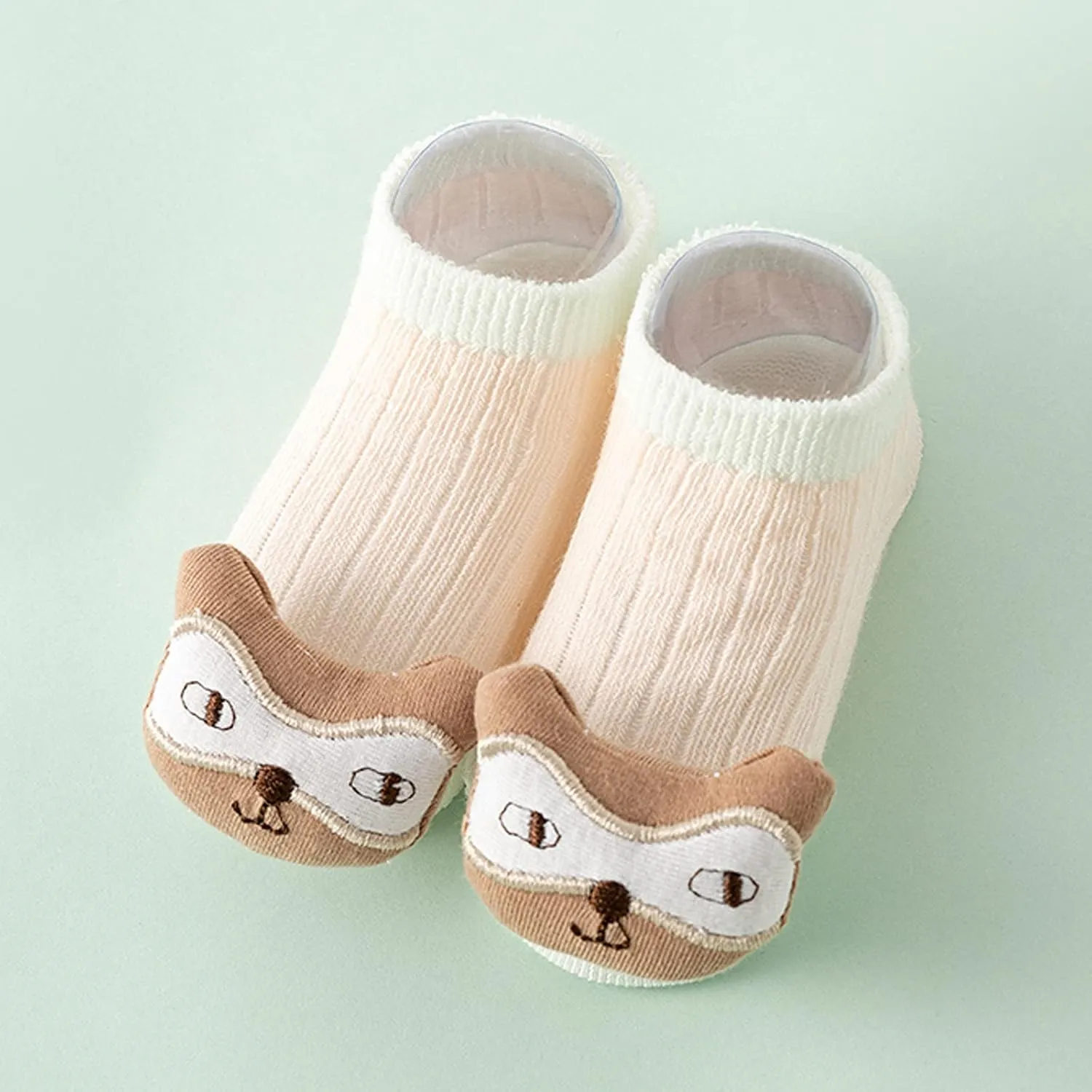 Baby Sock Shoes Boys Girls Non-Slip First Walking Shoes Lightweight Slip-on Sneakers Soft Sole rotect Toes