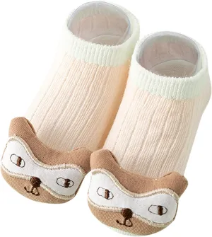 Baby Sock Shoes Boys Girls Non-Slip First Walking Shoes Lightweight Slip-on Sneakers Soft Sole rotect Toes