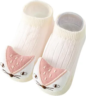 Baby Sock Shoes Boys Girls Non-Slip First Walking Shoes Lightweight Slip-on Sneakers Soft Sole rotect Toes