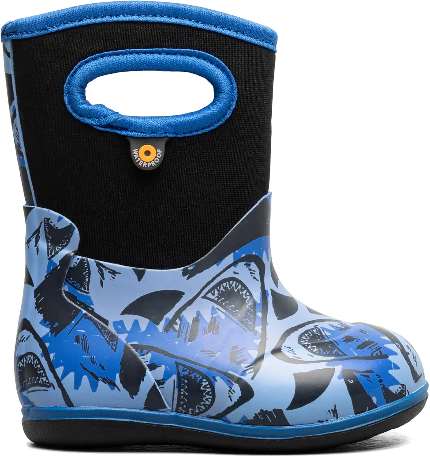 BOGS Unisex-Child Classic Sharks (Toddler) Rain Boot
