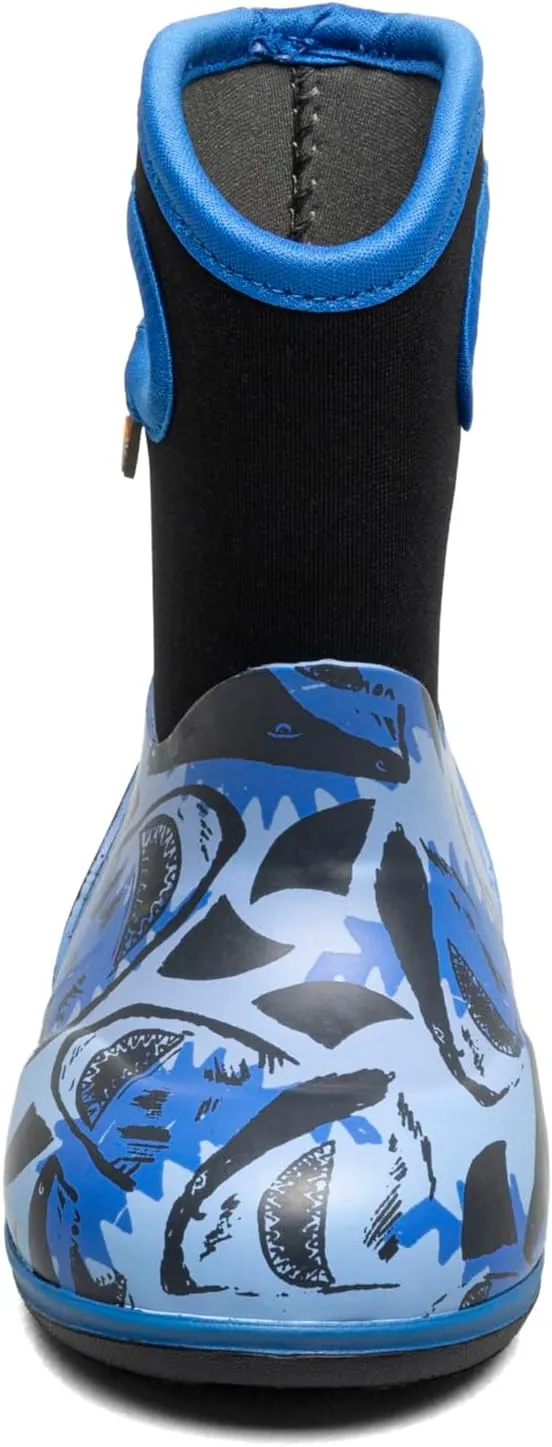 BOGS Unisex-Child Classic Sharks (Toddler) Rain Boot