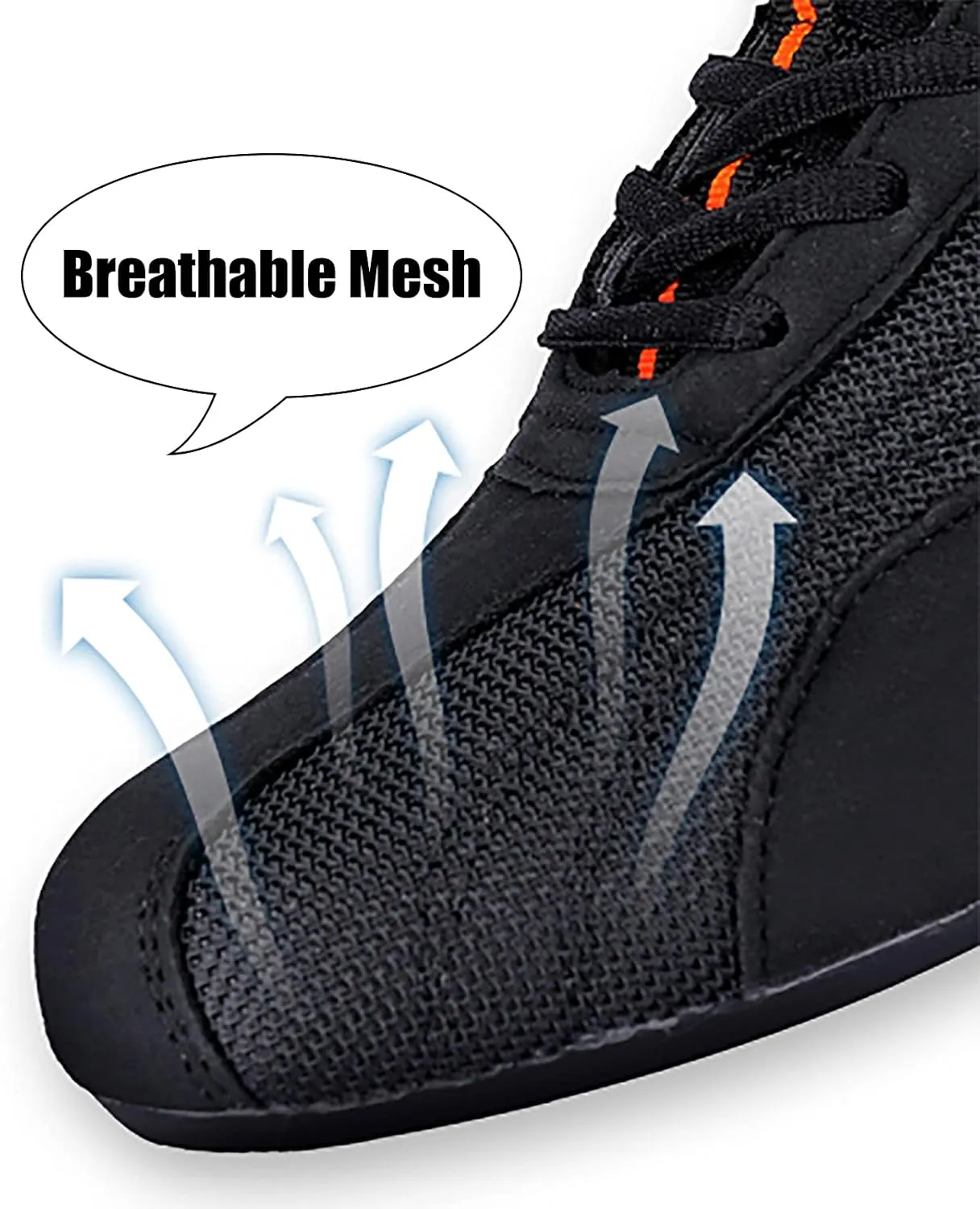 Breathable Men's High Top Wrestling Boxing Shoes High Traction Combat Speed Boxing Boots Non-Slip Fighting Training Competition Sports Shoes Men's Athletic Casual Shoes Gym Boots