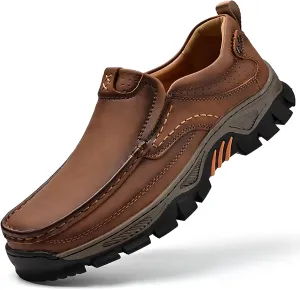 Caipcmall Mens Orthopedic Shoes Slip On, Mens Hands Free Slip in Loafers Caipcmall Shoes