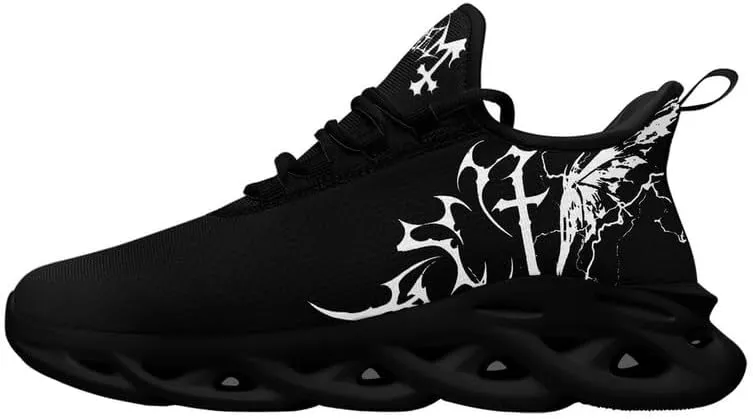 Casual Skull Road Running Shoes for Men Women Breathable Cushion Sports Walking Sneaker Gym Jogging Training Footwear