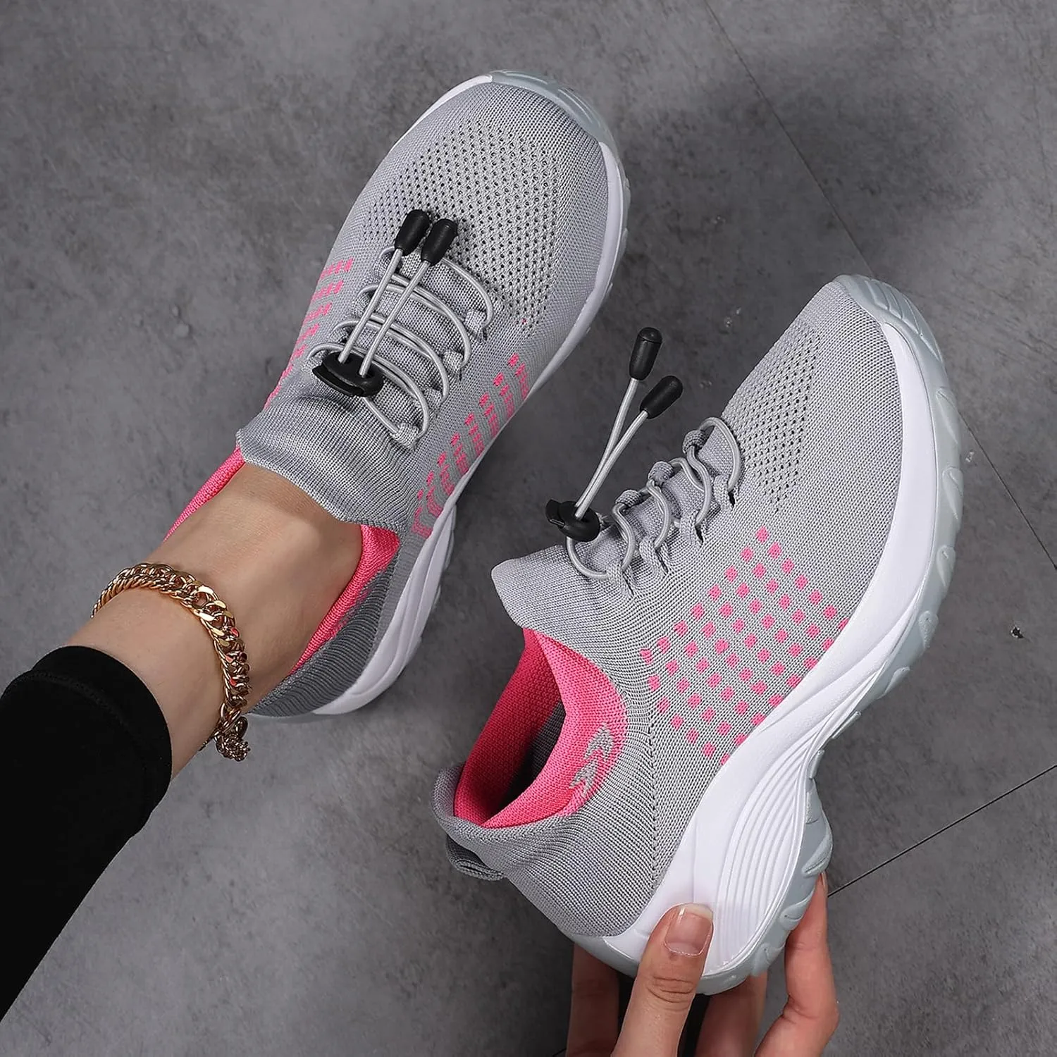 Comfort Wear Orthowear Shoes for Women Men Orthopedic Sneakers Breathable Women Walking Shoes Comfortable Casual Ladies Athletic Shoe Plantar Fasciitis Ortho Sneakers Non Slip Stretch Cushion Shoe