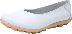 Comfortable Leather Shoes for Women Solid Non Slip  Shoes Soft Walking Driving Business Casual Elevator