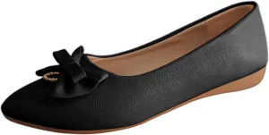 Flat Shoes for Women Dressy Work Shoes Ballet Flats Comfortable Slip On Loafers Round Toe Office Shoe Flat Dress Shoe