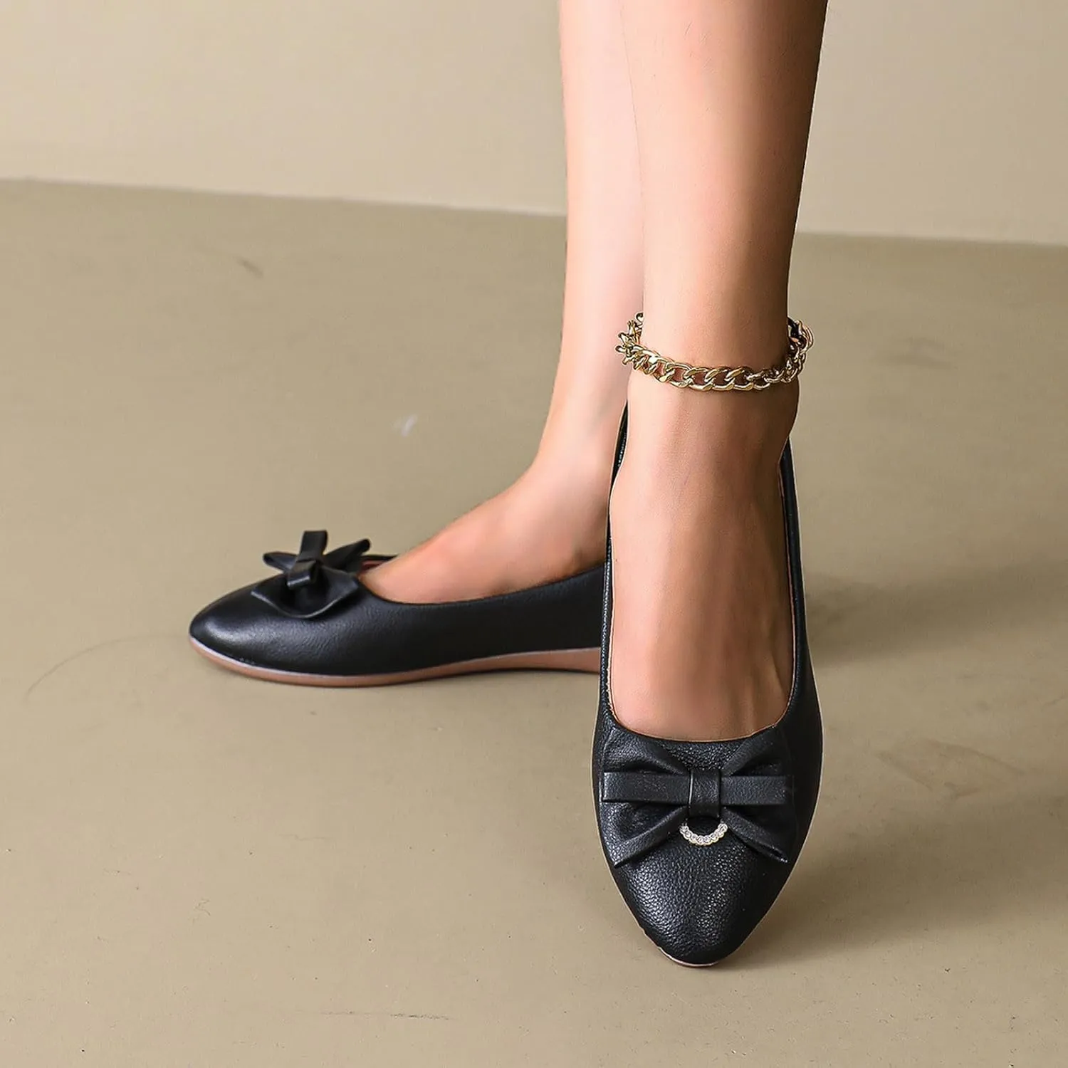 Flat Shoes for Women Dressy Work Shoes Ballet Flats Comfortable Slip On Loafers Round Toe Office Shoe Flat Dress Shoe
