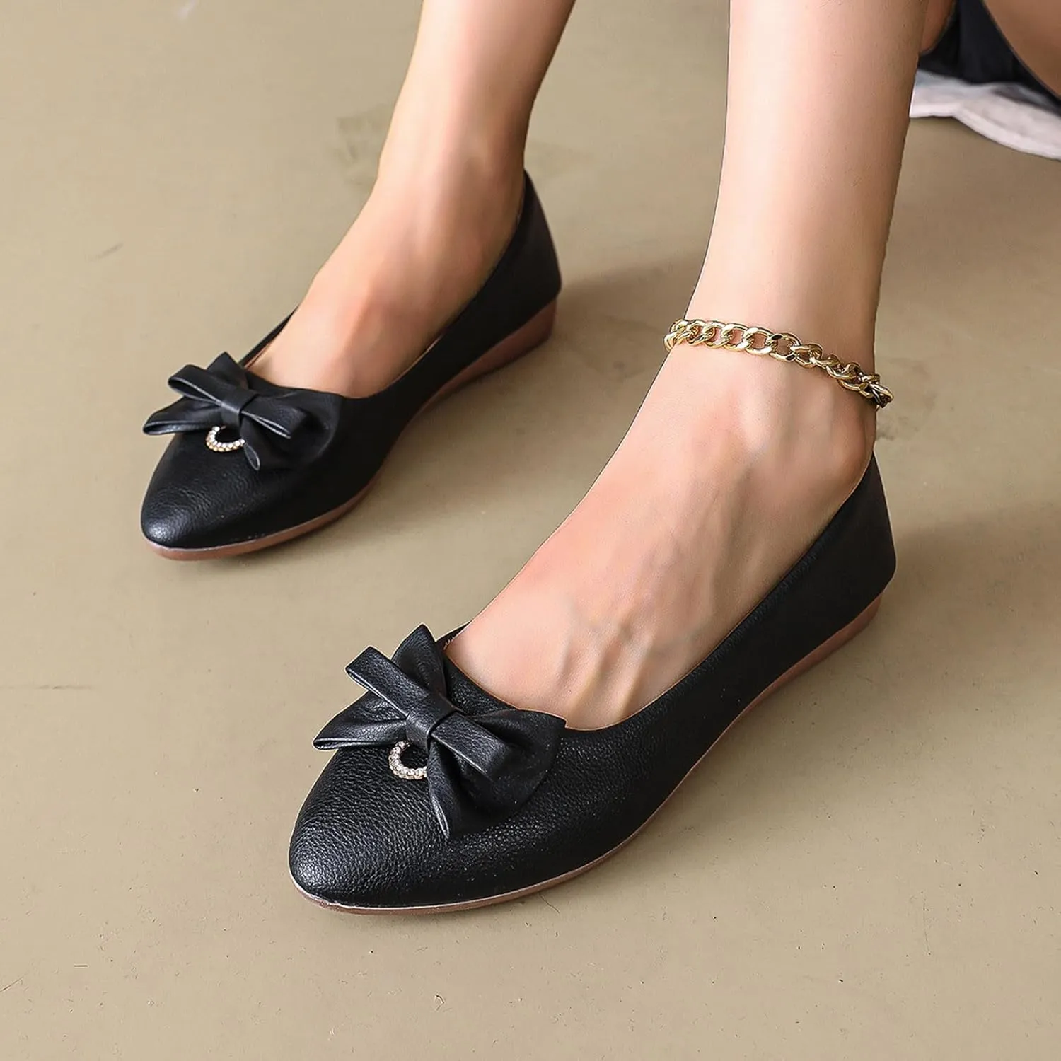 Flat Shoes for Women Dressy Work Shoes Ballet Flats Comfortable Slip On Loafers Round Toe Office Shoe Flat Dress Shoe