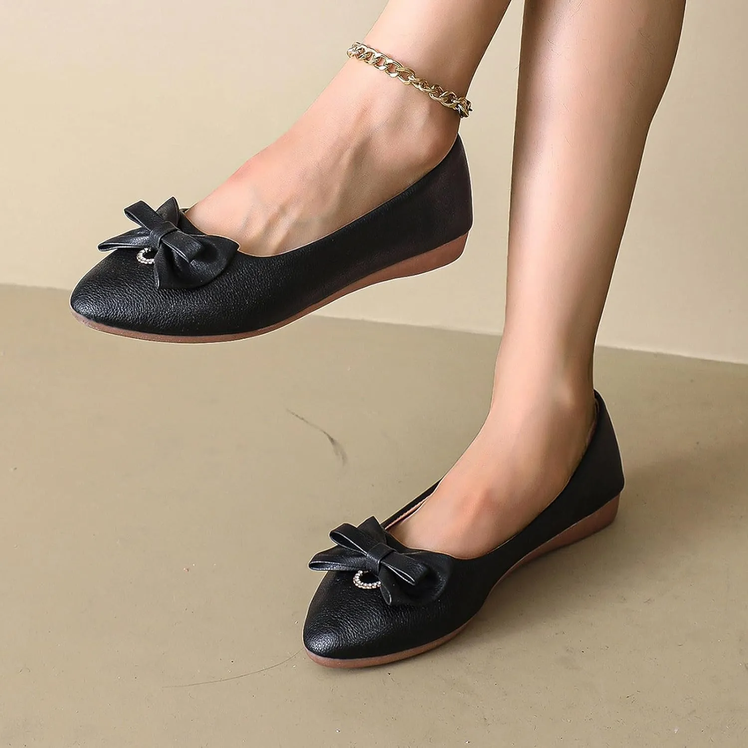 Flat Shoes for Women Dressy Work Shoes Ballet Flats Comfortable Slip On Loafers Round Toe Office Shoe Flat Dress Shoe