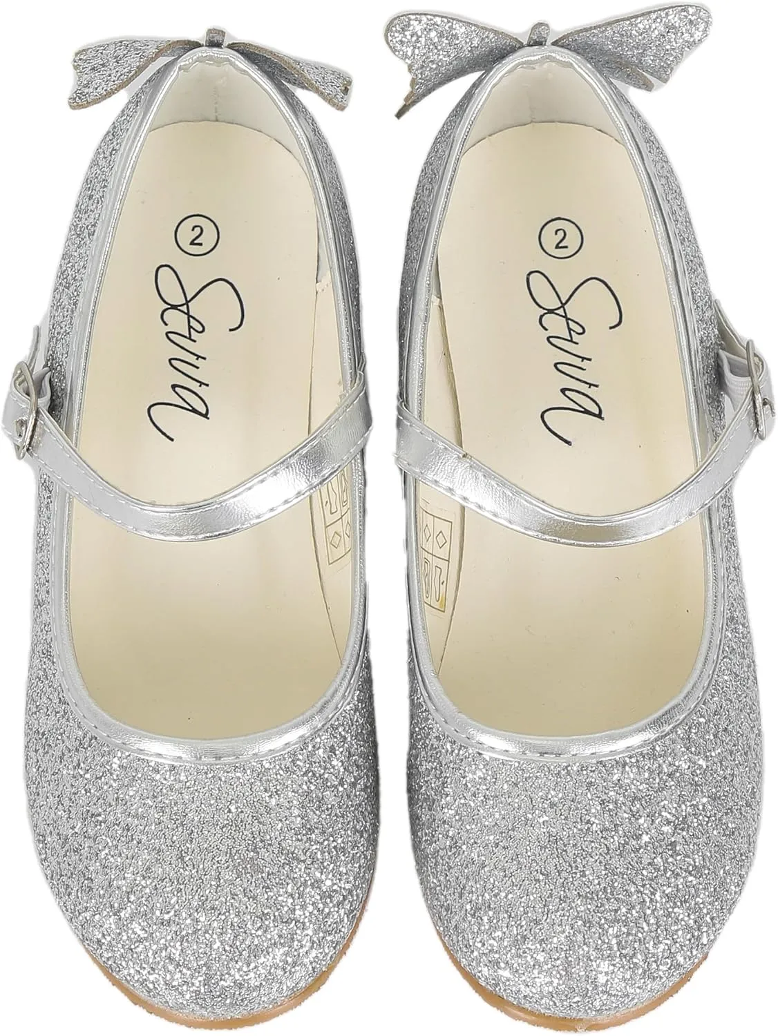 Girls' Elegant Strappy High Heel Sparkly Dress Shoes with Secure Ankle Strap - Perfect for Special Occasions