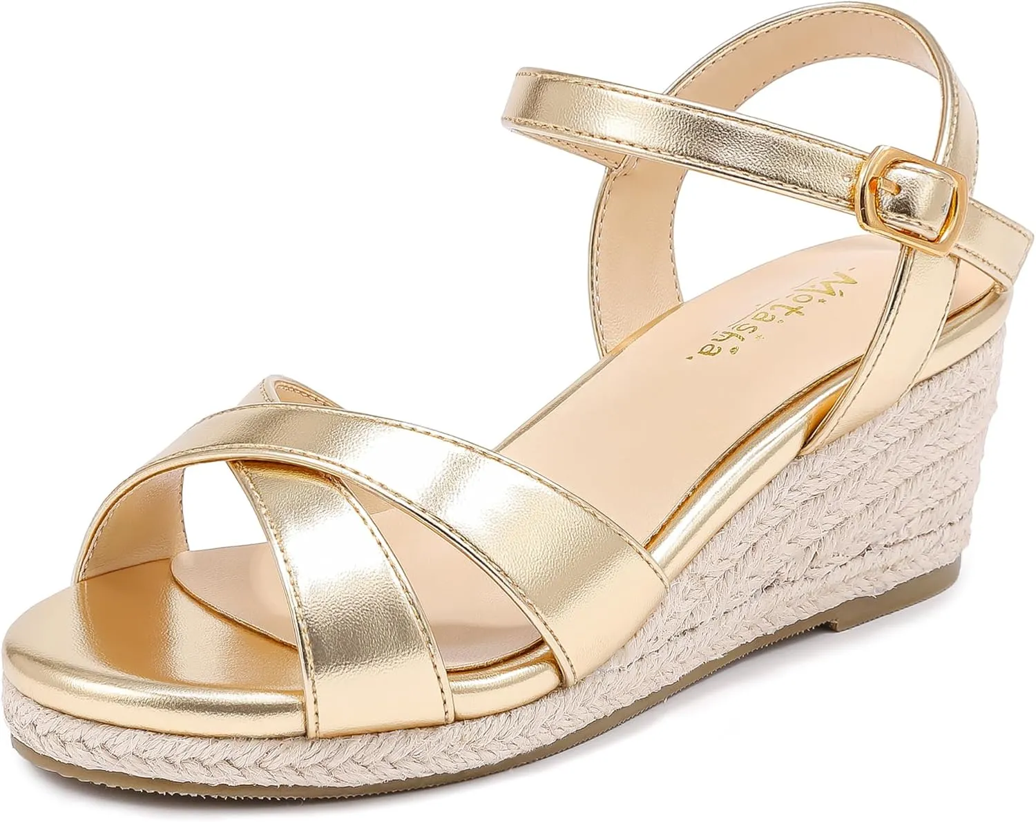 Girls Wedge Sandals Espadrilles Flatform Open Toe Dressy Girls Heels Summer Shoes Little Big Kid