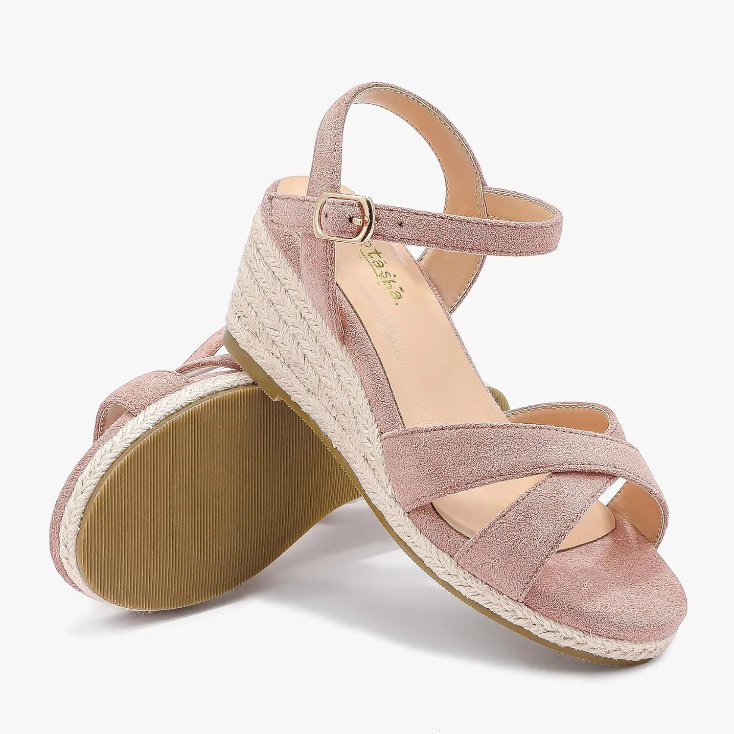 Girls Wedge Sandals Espadrilles Flatform Open Toe Dressy Girls Heels Summer Shoes Little Big Kid