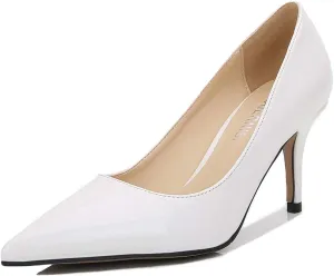 JOEupin Women's Stilettos High Heel Pumps Chic Classic Party Wedding Office Slip On Dress Pumps