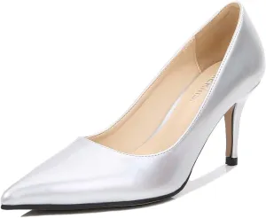 JOEupin Women's Stilettos High Heel Pumps Chic Classic Party Wedding Office Slip On Dress Pumps