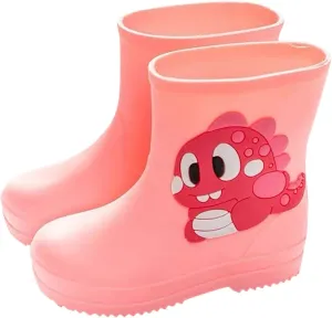 Kids Dinosaur Rain Boots for Boys Girls Mud Boots Waterproof Toddler Lightweight Rain Boots with Soft Creature Boots