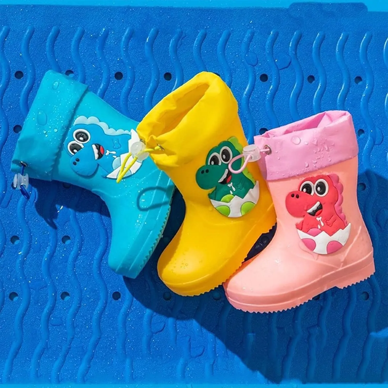 Kids Rain Boots Waterproof Insulated Winter Boots for Toddlers and Kids Unisex-Child Waterproof Printed Rain Boot
