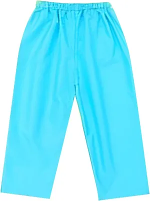 Kids Waterproof Rain Pants Insulated Mud Dirty Proof Elastic Solid Trousers Boys Girls Casual Windbreak Raincoat