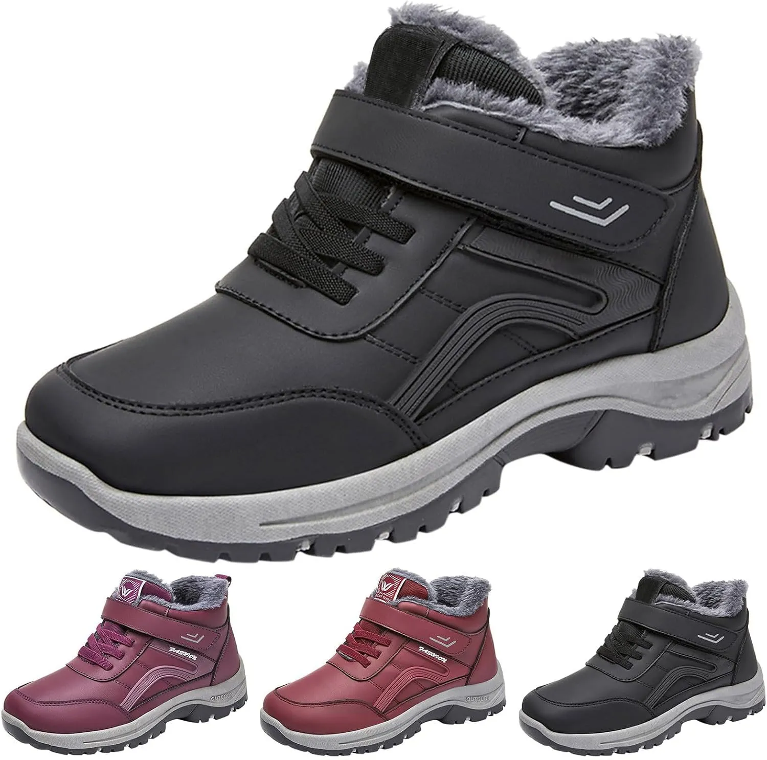 Men Work Boots with Zipper Hiking Sneakers Shoes Slip On Women Safety Shoes Business Casual Platform Sneakers Lightweight Safety Hike Grounded Footwear