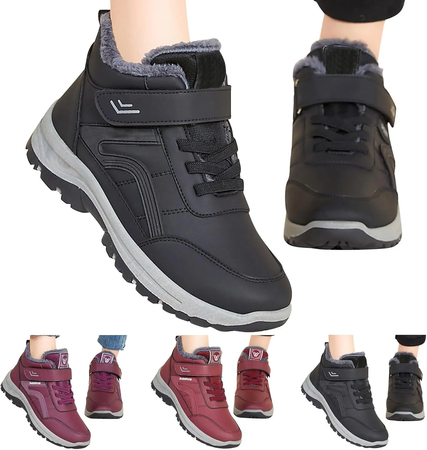 Men Work Boots with Zipper Hiking Sneakers Shoes Slip On Women Safety Shoes Business Casual Platform Sneakers Lightweight Safety Hike Grounded Footwear