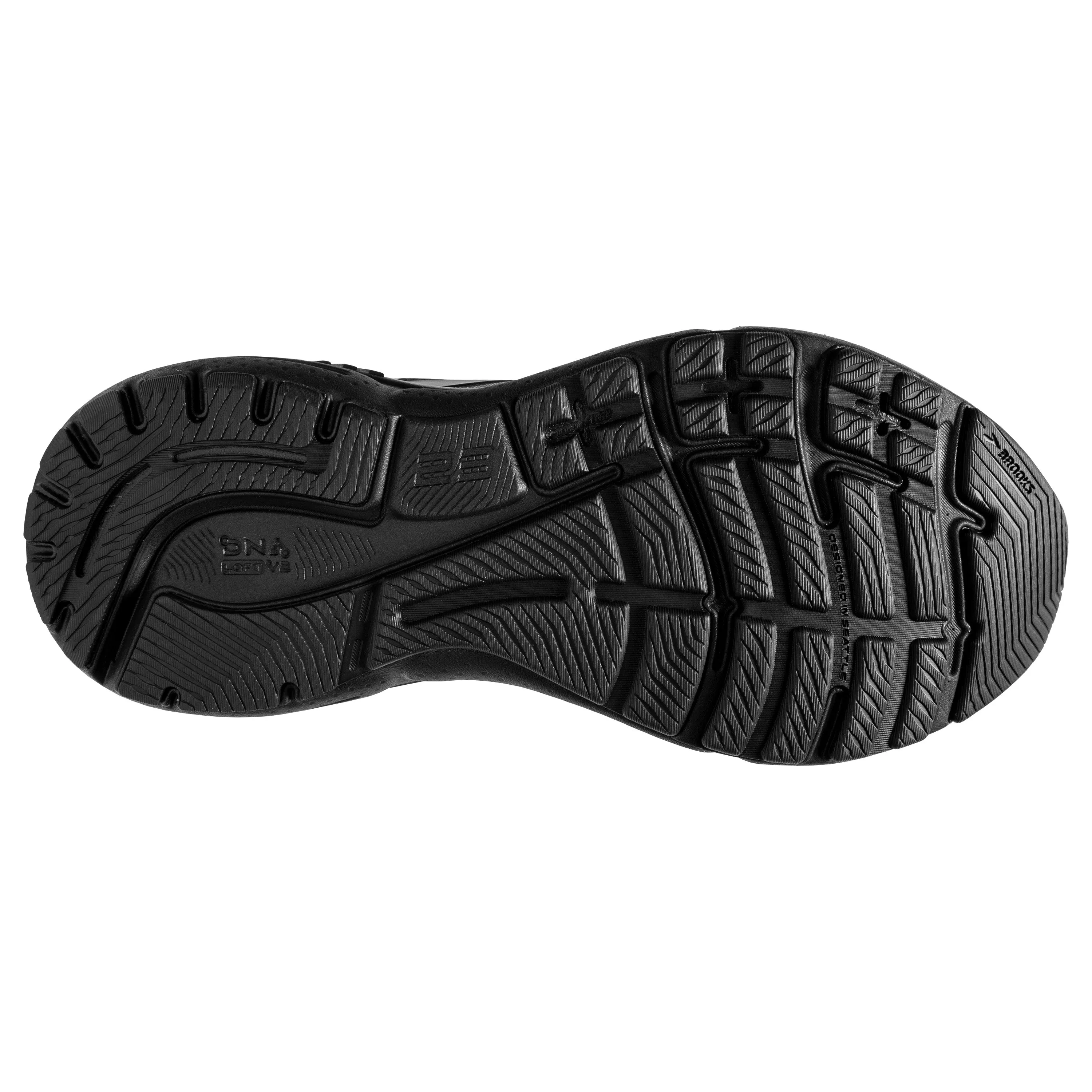 Men's Brooks Adrenaline GTS 23 1103911D020 Color: Black/ Black/ Ebony