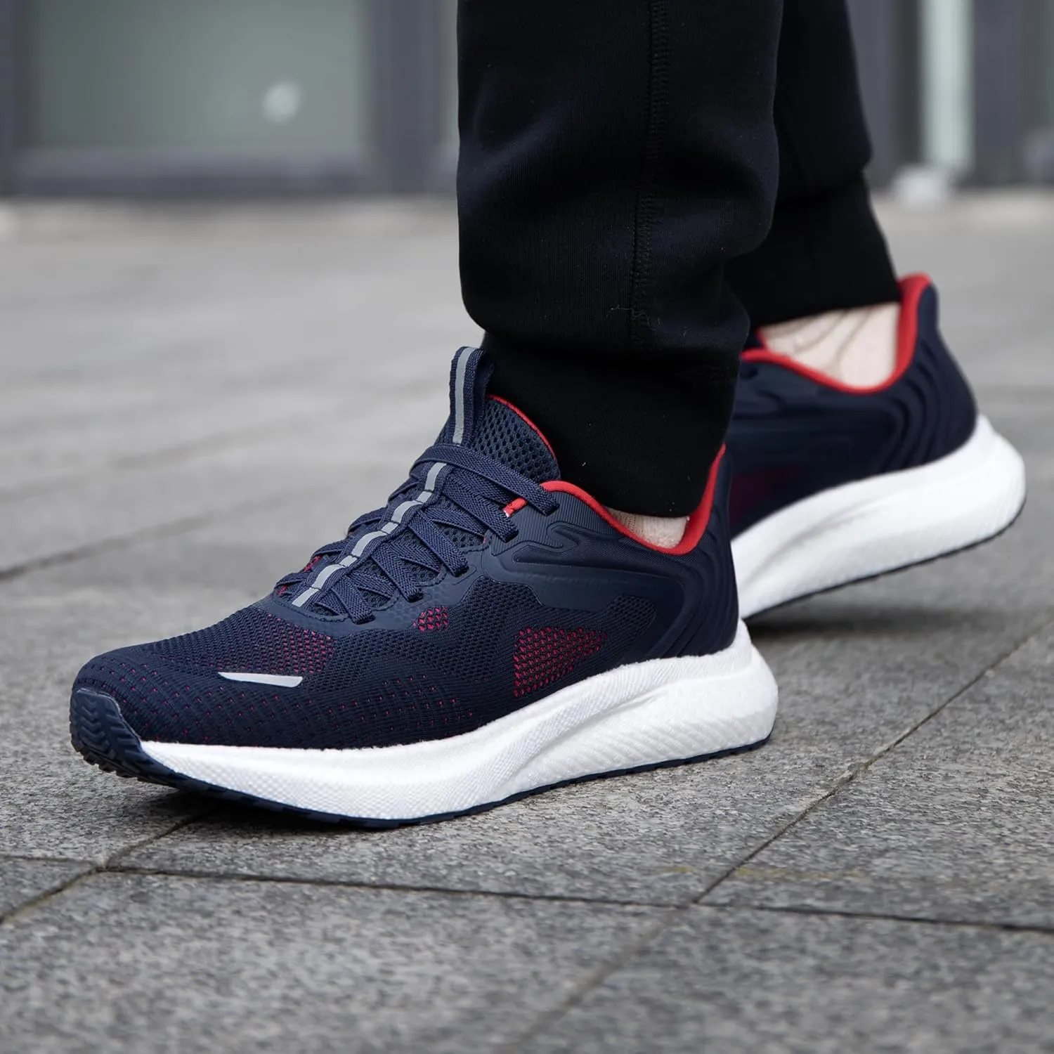 Men's Slip On Running Tennis Shoes Athletic Gym Workout Comfortable Breathable Walking Sneakers