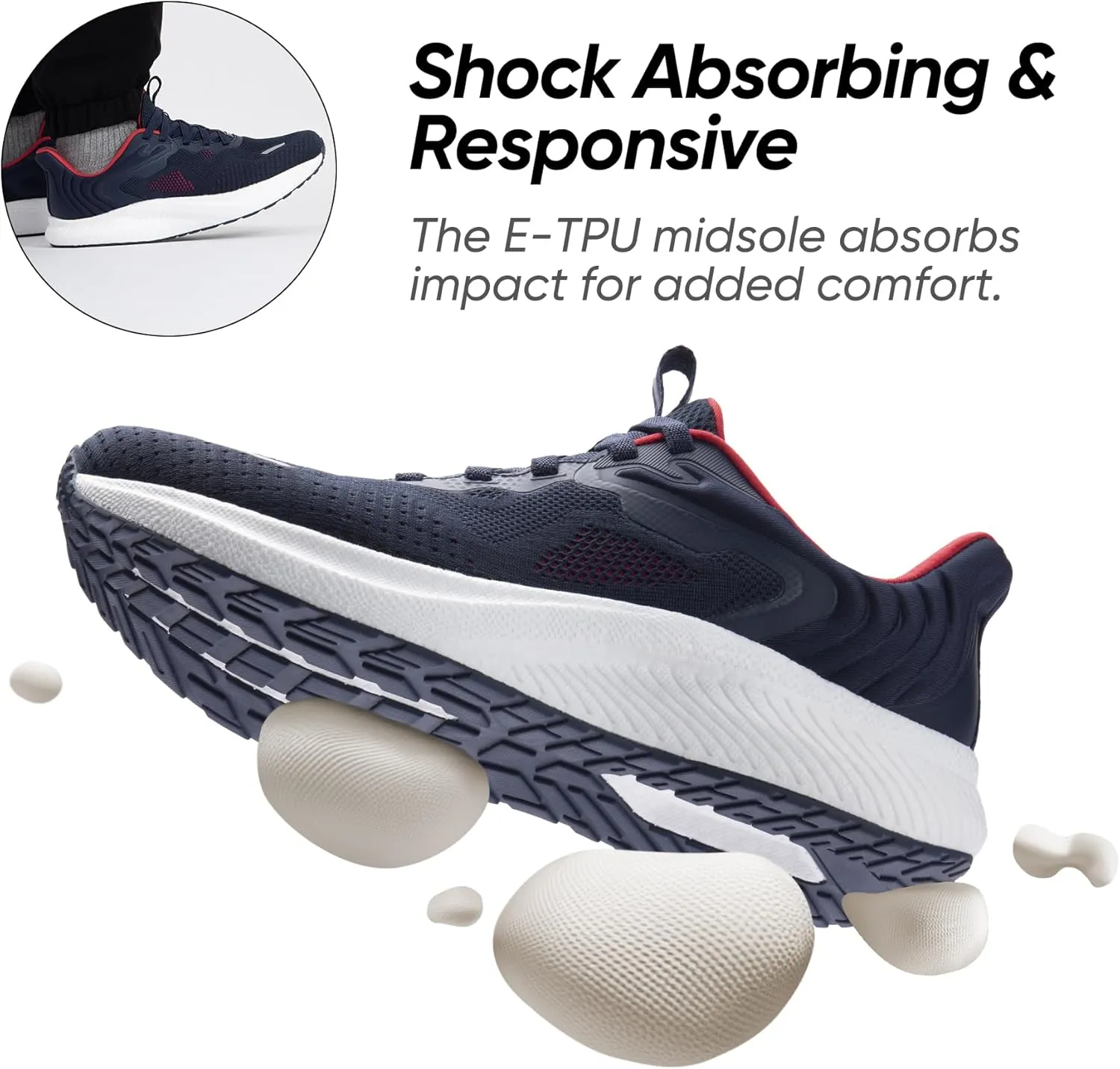 Men's Slip On Running Tennis Shoes Athletic Gym Workout Comfortable Breathable Walking Sneakers