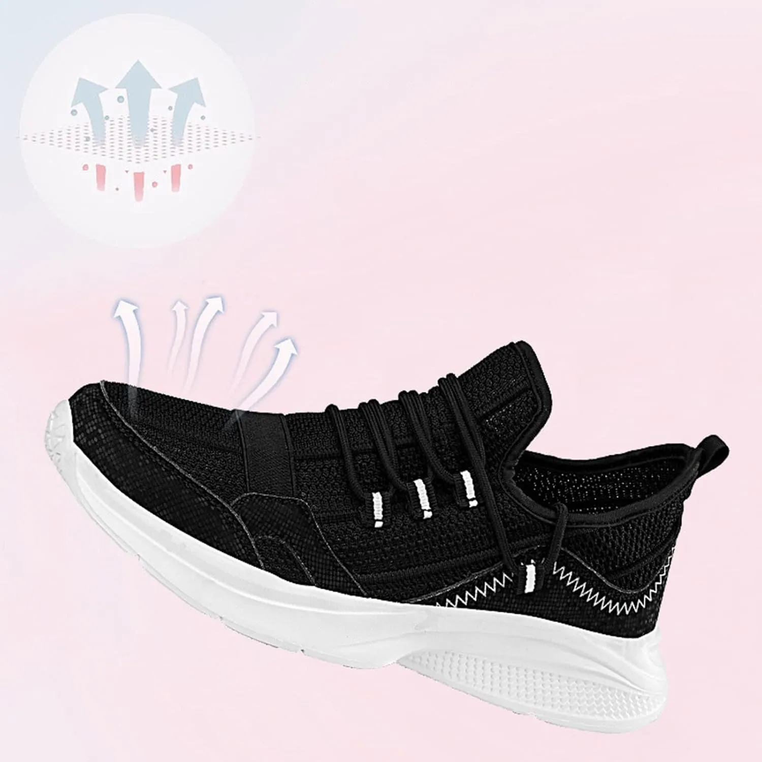 Men's Walking Running Tennis Cushioning Shoes Sumemr Breathable Mesh Non Slip Athletic Gym Workout Jogging Comfortable Sneakers for Men Daily