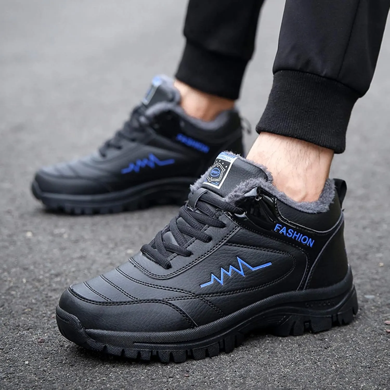 Men's Work Boots Non Steel Toe Hiking Sneakers Ankle Ladies Women Safety Toe Shoes Business Casual Waterproof Platform Botas Slip Resistant Hike Grounded Footwear