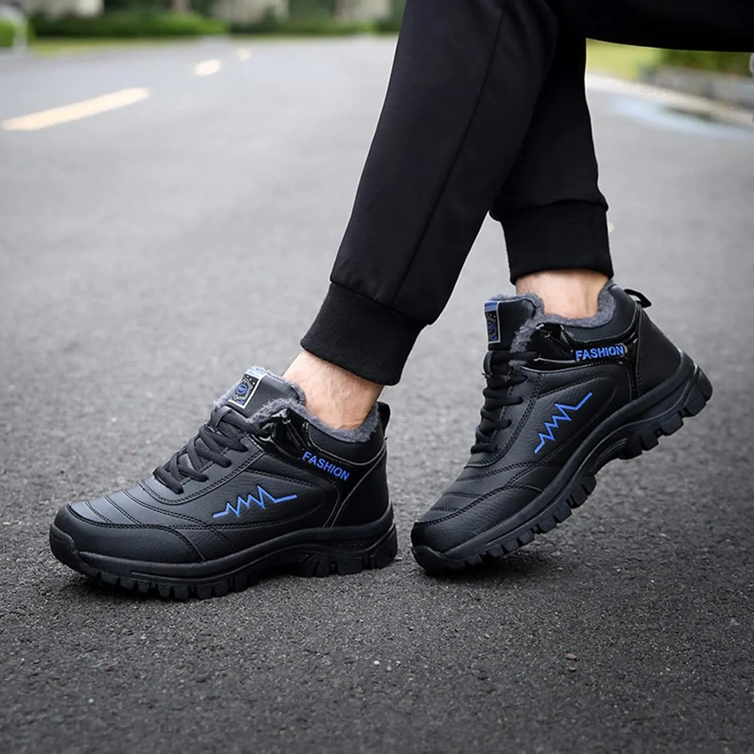 Men's Work Boots Non Steel Toe Hiking Sneakers Ankle Ladies Women Safety Toe Shoes Business Casual Waterproof Platform Botas Slip Resistant Hike Grounded Footwear