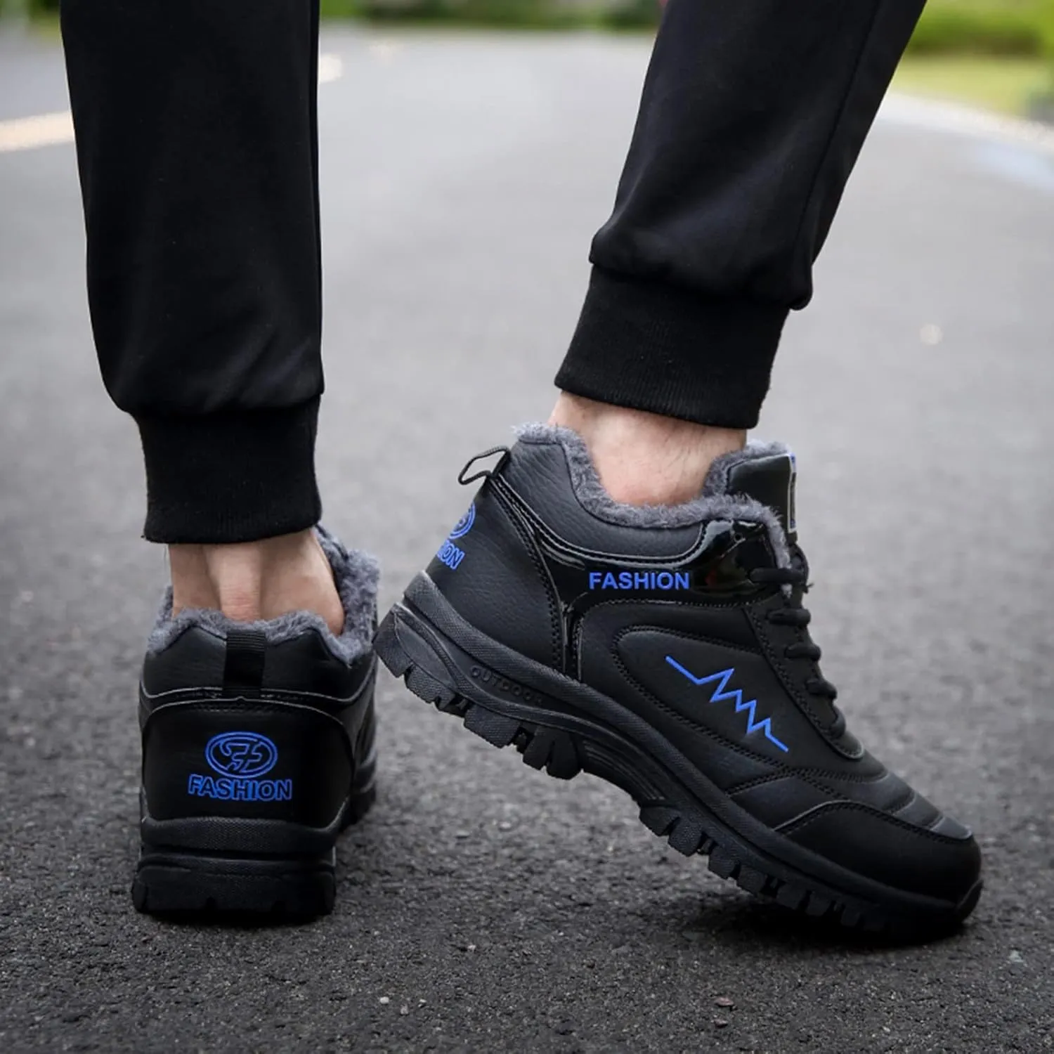 Men's Work Boots Non Steel Toe Hiking Sneakers Ankle Ladies Women Safety Toe Shoes Business Casual Waterproof Platform Botas Slip Resistant Hike Grounded Footwear