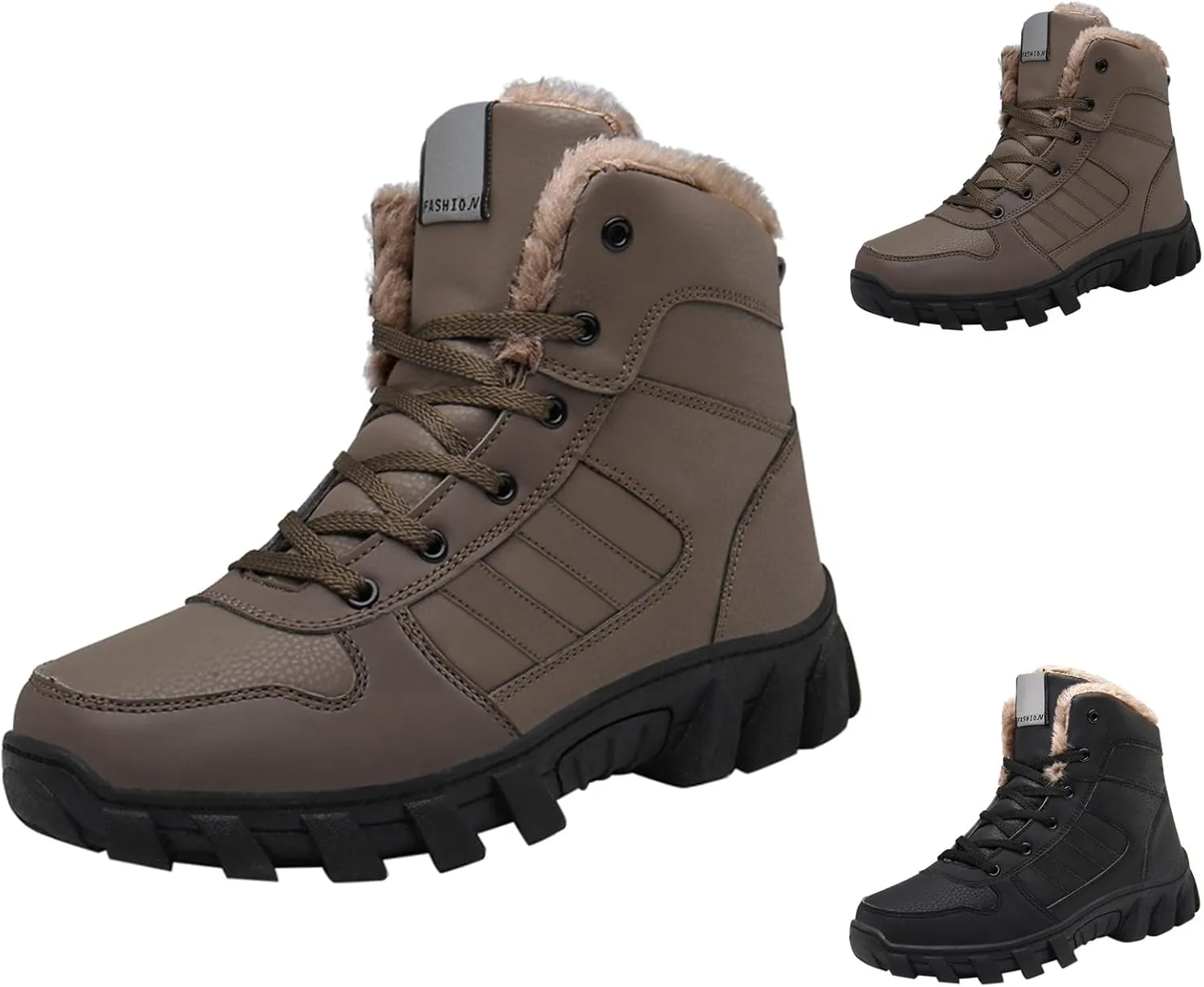 Men's Work Boots Non Steel Toe Hiking Sneakers Boot with Comfort Womens Safety Shoes Comfortable Waterproof Platform Shoes Work Hike Grounded Footwear