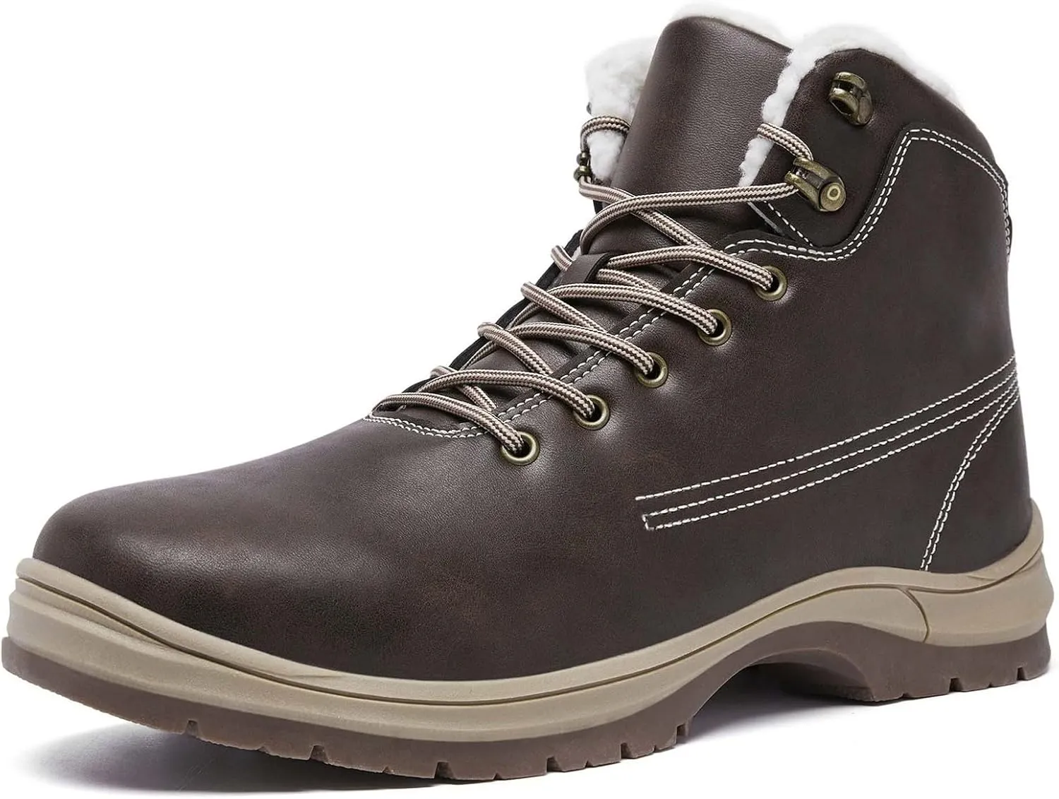 Mens Work Boots Soft Toe Hiking Sneakers Boot with Comfort Workout Shoes for Women Waterproof Work Botas Soft Toe Non Slip Rubber Sole Hike Grounded Footwear