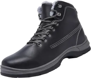 Mens Work Boots Wide Width Hiking Sneakers Ankle Ladies Womens Workout Shoes Non Steel Toe Non Slip Shoes Food Service Waterproof Hike Grounded Footwear