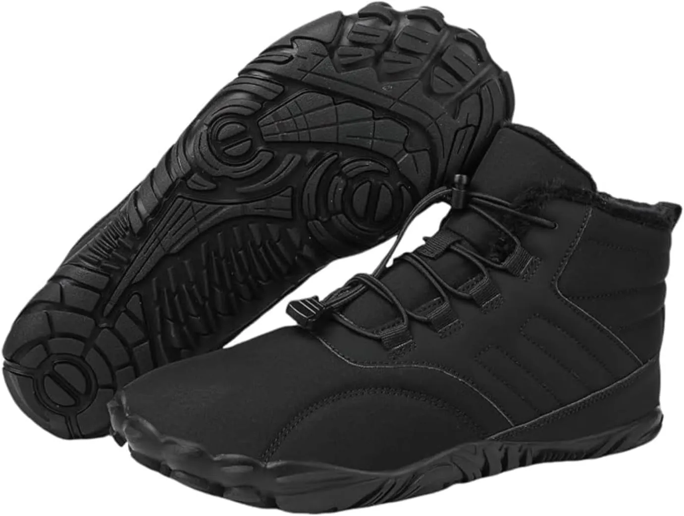 Mens Work Boots Wide Width Hiking Sneakers Women's Slip On Warm Safety Shoes for Women Non Slip Slip On Platform Shoes Lightweight Comfortable Hike Grounded Footwear