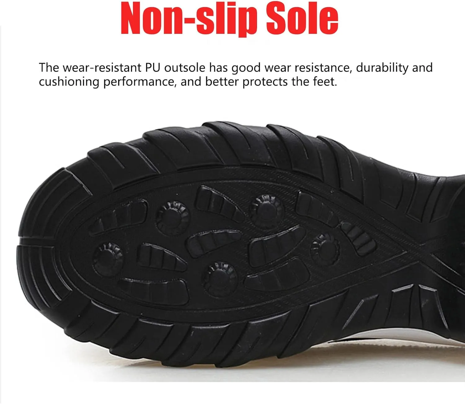 Optigard Women's Mesh Slip On Sock Walking Sneakers with Arch Support Lightweight Breathable Running Shoes Shallow Mouth Platform Comfortable Work Shoes