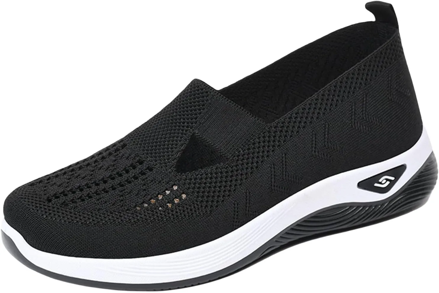 Orthopedic Shoes for WomenBreathable Comfort Wear Orthowear Walking ShoesCushionaire Wide Width Sneakers Diabetic Arch Support Sneakers Soft Slip On Shoe Comfortable