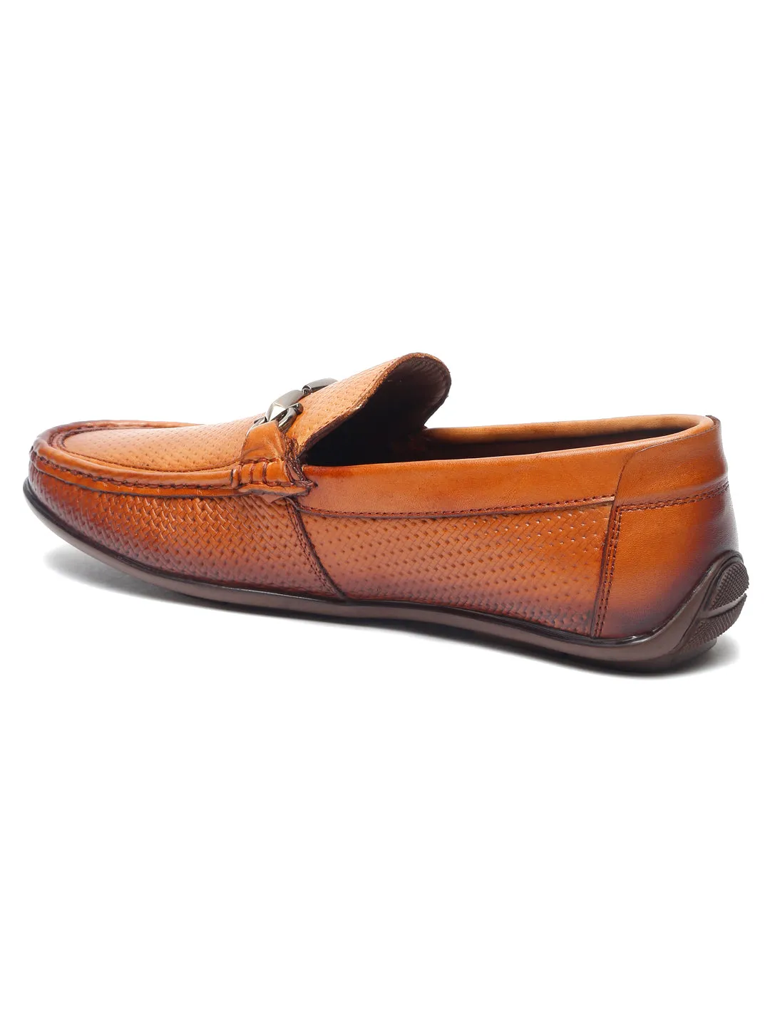 Pelle Albero Tan Loafers for Men
