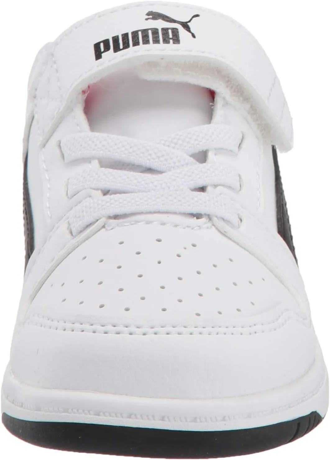 PUMA Unisex-Child Rebound Layup Hook and Loop Sneaker