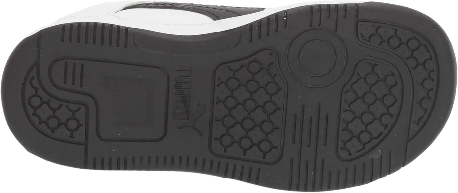 PUMA Unisex-Child Rebound Layup Hook and Loop Sneaker