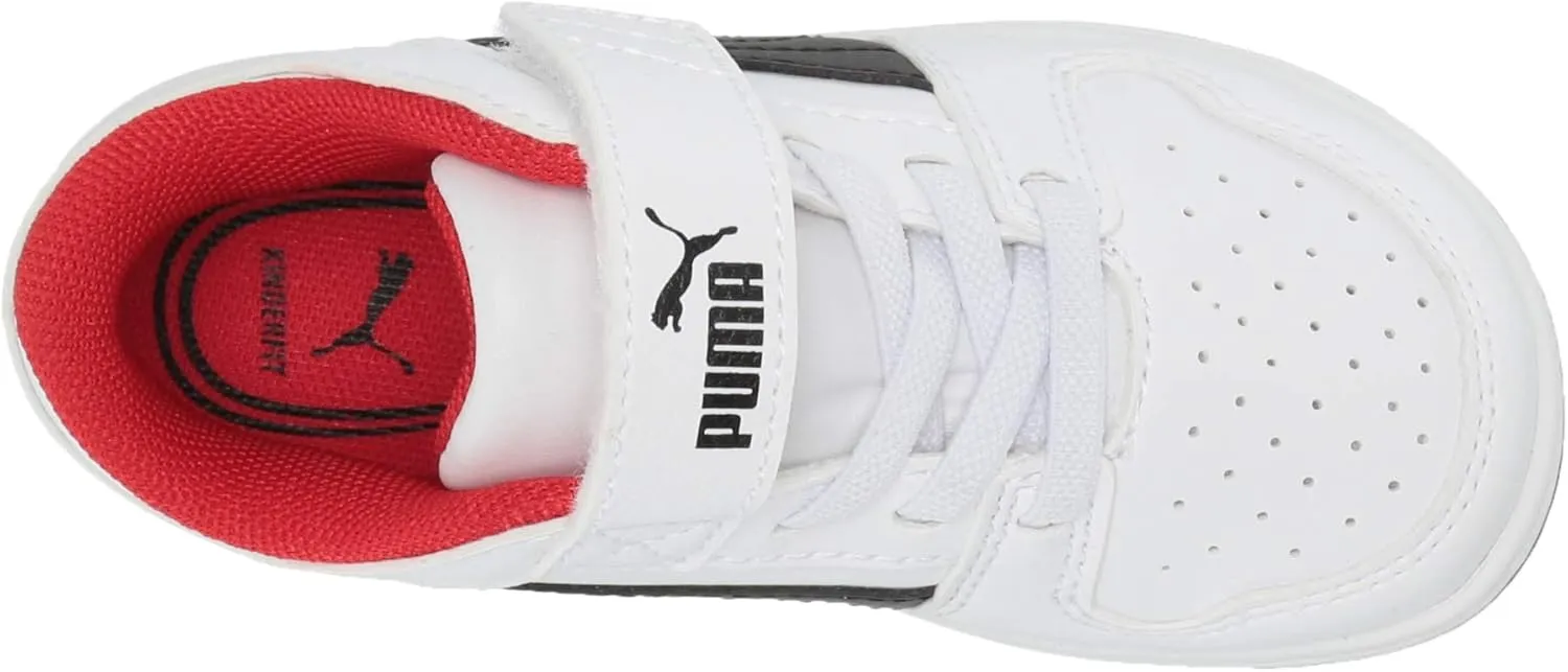 PUMA Unisex-Child Rebound Layup Hook and Loop Sneaker