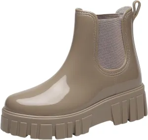 Rain Boots for Women Waterproof Short Boots Platform Ankle Booties Rubber Rain Boots Fishing Boots For Men