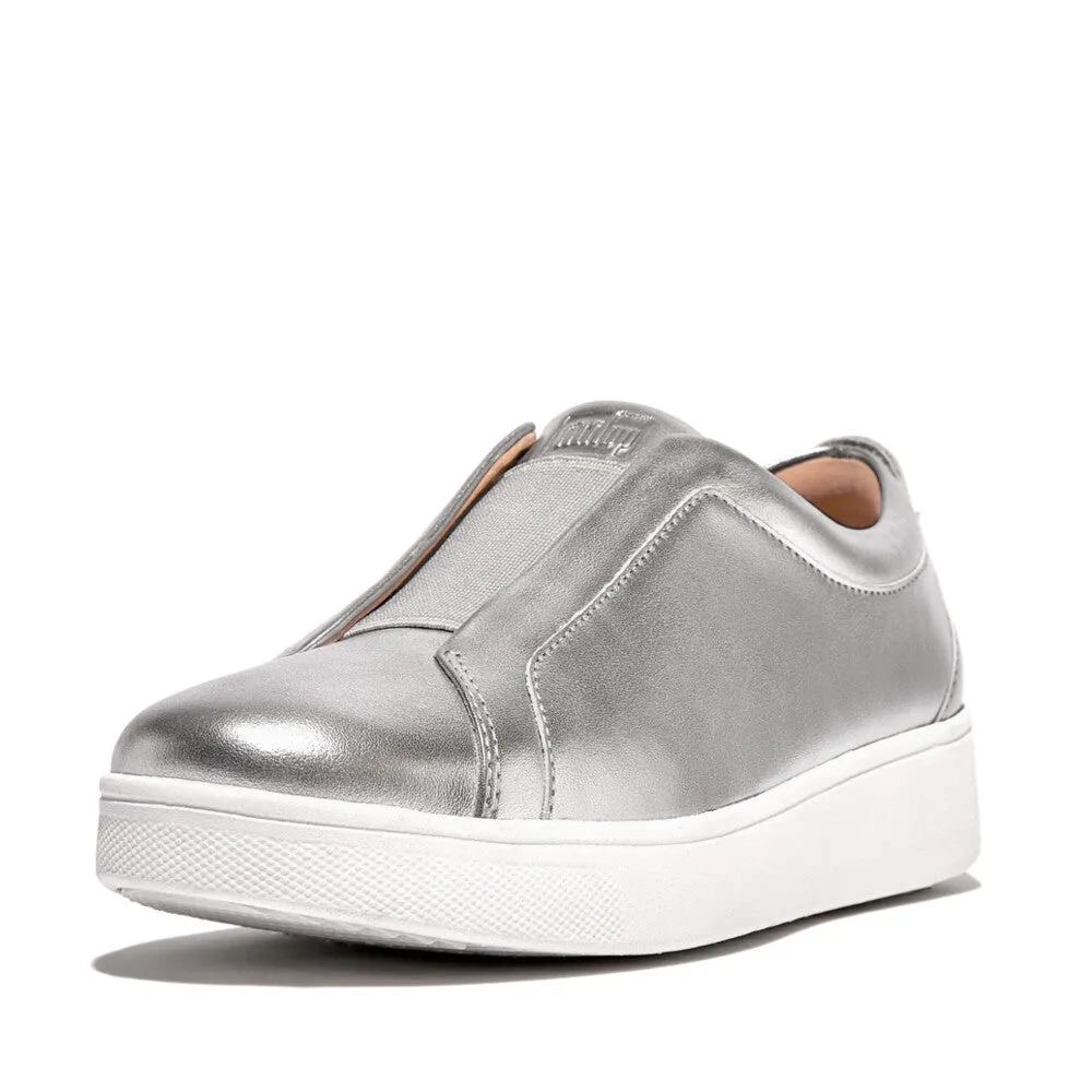 RALLY ELASTIC METALLIC LEATHER SLIP-ON SNEAKERS (Women)