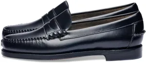 Sebago Women's Classic Dan Leather Penny Loafers  Hand-Sewn Slip-On Moccasins with Leather Sole & Timeless Design