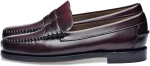 Sebago Women's Classic Dan Leather Penny Loafers  Hand-Sewn Slip-On Moccasins with Leather Sole & Timeless Design