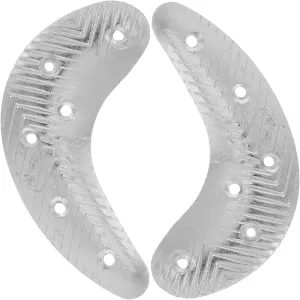 Shoe Repair Shoe Sole Half Moon Heel Anti-Friction Patch Metal Heel Repair Plates Easy Install for Men's Tap Shoes